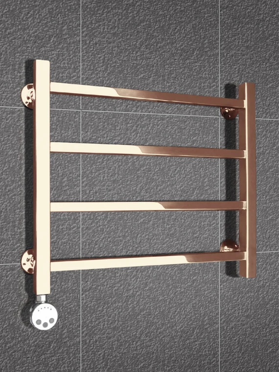 Quatro Bronze - бронзовый полотенцесушитель с квадратным профилем