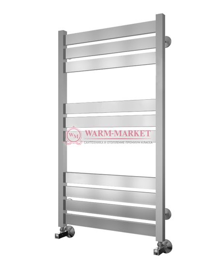 Латте П10 - водяной полотенцесушитель, нижнее подключение, черный