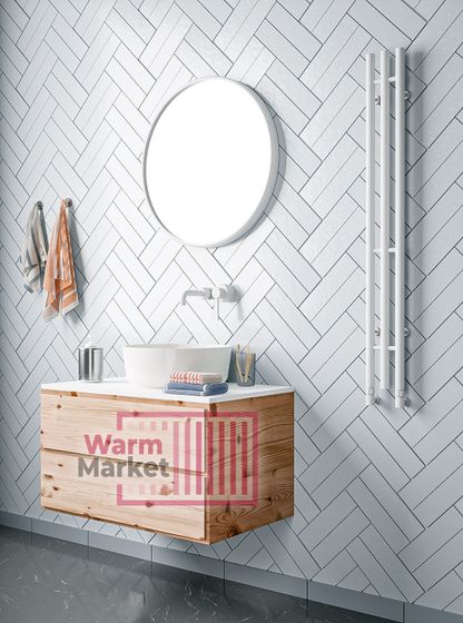 Axxinot Ture 3 - узкий водяной дизайн полотенцесушитель из нержавеющей стали