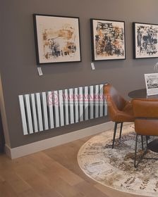 Steel GZ 40х40 1990 - горизонтальный трубчатый дизайн-радиатор высотой 530 мм, 40 секций