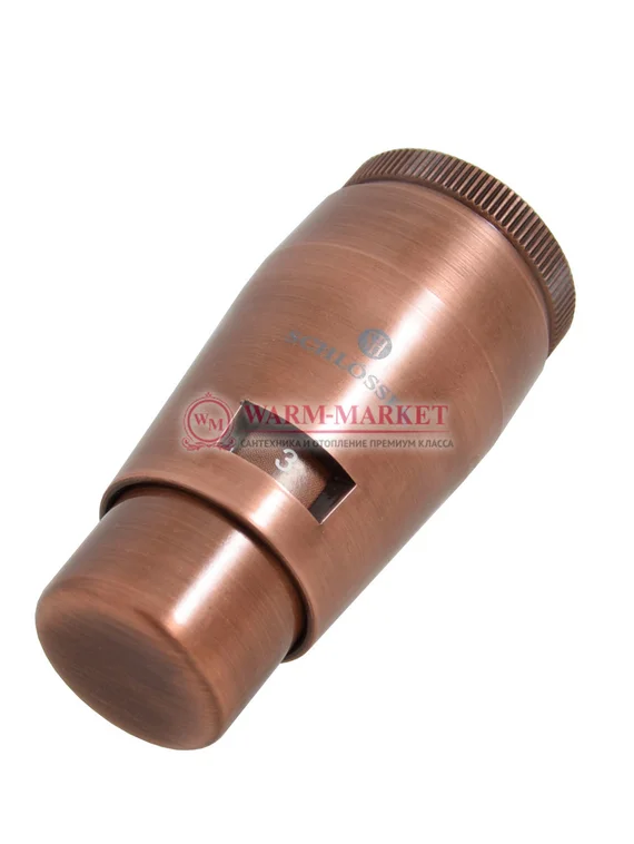 Термостатическая головка Mini M30x1,5 Античная Медь