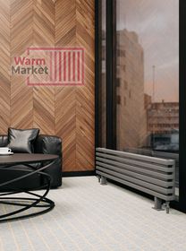 Axxinot Cardea 60х30 ZN - горизонтальный радиатор на ножках шириной 1000 мм, 4 секции