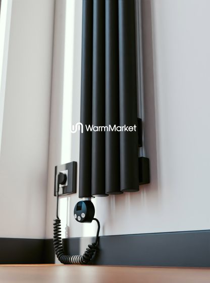 Bareng Monte VE 1500 - вертикальный электрический трубчатый радиатор высотой 1500 мм