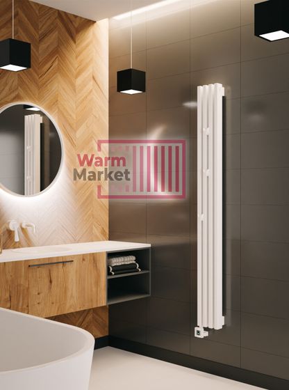 Axxinot Cardea 60х30 VE - вертикальный электрический радиатор высотой 2000 мм, 4 секции