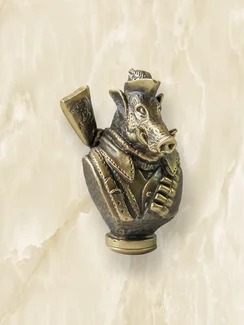 Бронзовая ложка для обуви "Hog"