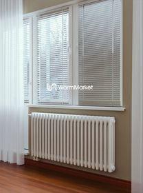 Bareng Softy 3080 - трехтрубный трубчатый радиатор высотой 800 мм, нижнее подключение с термостатикой