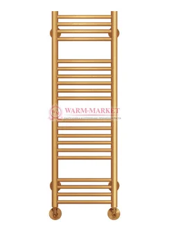 Аврора П20-1 - водяной полотенцесушитель, нижнее подключение, цвет бронза