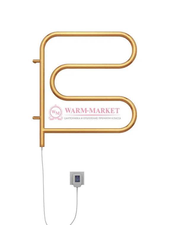 F-образный электрический полотенцесушитель