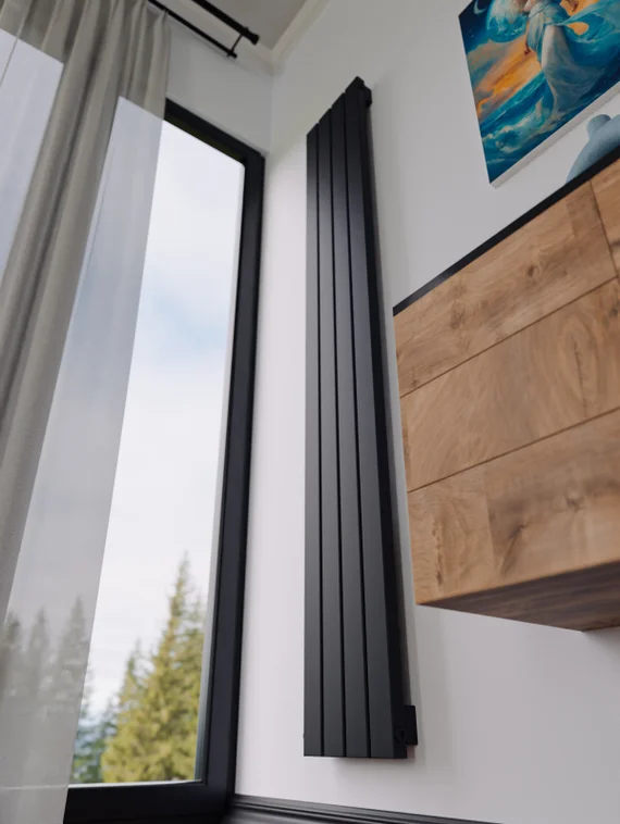 Bronto Silva V - вертикальный трубчатый радиатор высотой 1750 мм, нижнее правое подключение