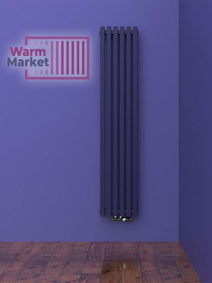 Quadrum 40 V 1250 - вертикальный трубчатый радиатор из квадратного профиля