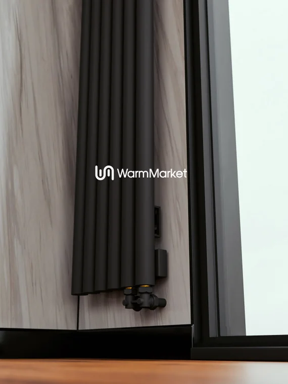 Bareng Monte V 2000 - вертикальный трубчатый радиатор высотой 2000 мм, нижнее правое подключение