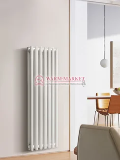 Вертикальный трубчатый радиатор KZTO Garmonia C40 V2 высотой 1557 мм