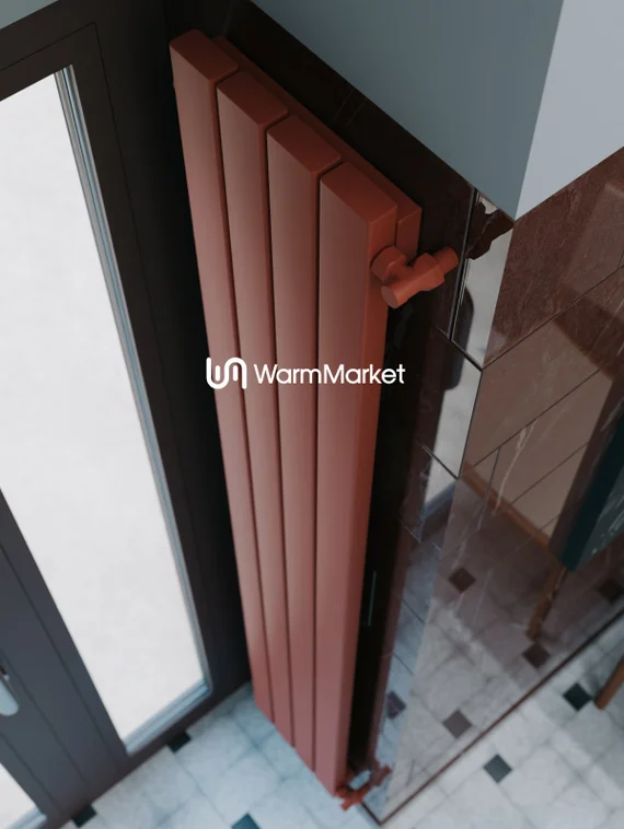 Bareng Temper V 1250 - вертикальный трубчатый радиатор высотой 1250 мм, боковое подключение