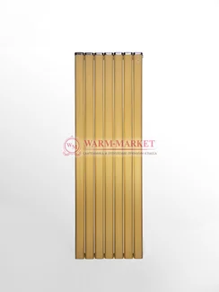 Вертикальный дизайн радиатор Anit Vertical 1500 анодированный алюминий цвет золото