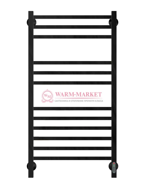 Ватикан - электрический полотенцесушитель, черный