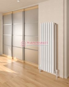 Вертикальный трубчатый радиатор KZTO Garmonia V2 высотой 1795 мм напольного исполнения