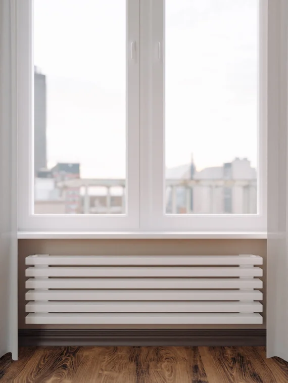 Bronto Plex Z - горизонтальный трубчатый радиатор шириной 900 мм, нижнее левое подключение