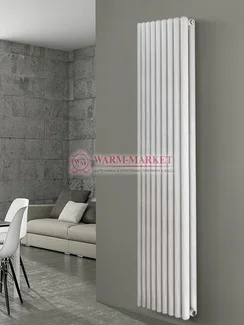 Вертикальный трубчатый радиатор KZTO Garmonia C25 V2 высотой 2047 мм напольного исполнения