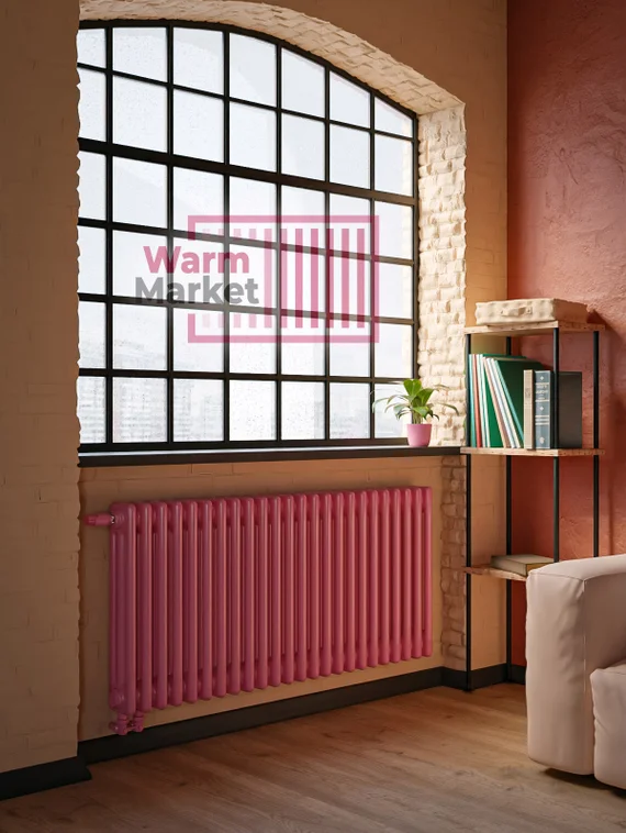 Axxinot Sentir 3060 - стальной трубчатый радиатор, нижнее подключение с термостатикой N69 твв