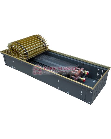 Внутрипольный конвектор Techno Vent KVZVh, высота 75 мм., ширина 250 мм., без решетки