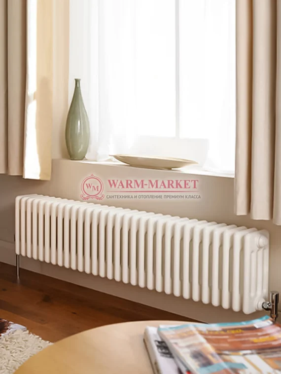 Трубчатый радиатор Arbonia 3037  трехтрубный, нижнее с вентилем подключение