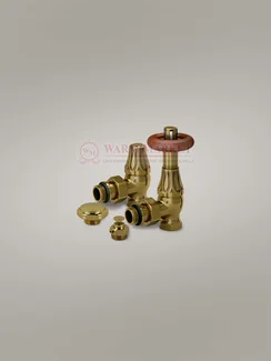 Комплект серии Old Style для подключения чугунного радиатора 1/2" угловой, бронза
