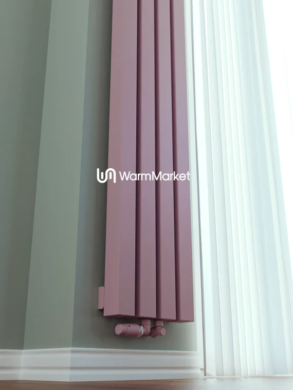 Bareng Livian V 1250 - вертикальный трубчатый радиатор высотой 1250 мм, нижнее центральное подключение