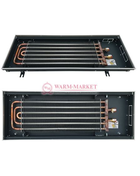 Внутрипольный конвектор Techno Power KVZ(16), высота 85 мм., ширина 250 мм., без решетки