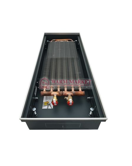 Внутрипольный конвектор Techno Power KVZ, высота 85 мм., ширина 300 мм., без решетки