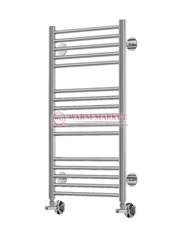 Аврора П16-2- водяной полотенцесушитель, нижнее подключение, белый