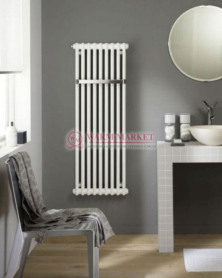 Вертикальный трубчатый радиатор Zehnder 6150 №1270 с боковым подключением