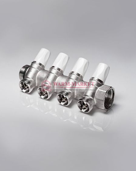 Распределительный коллектор REHAU G1 4 отвода G 3/4