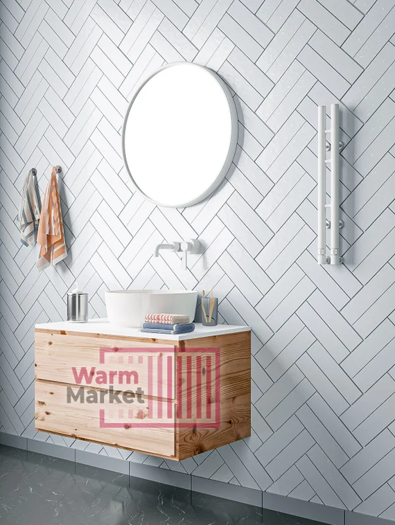 Axxinot Ture 2 - узкий водяной дизайн полотенцесушитель из нержавеющей стали