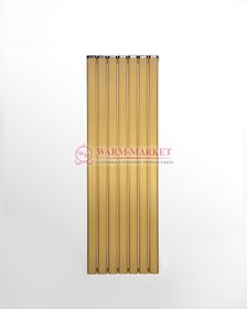 Вертикальный дизайн радиатор Anit Vertical 1500 анодированный алюминий цвет золото