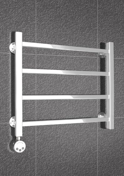 Quatro - полотенцесушитель с квадратным профилем