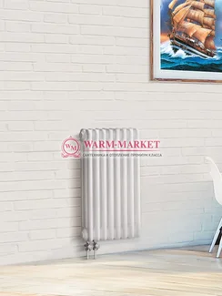 Трубчатый радиатор Dia Norm 3057-8 секций, трехтрубный с нижним правым/левым подключением.