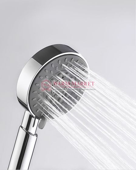 Встраиваемый комплект для душа с верхней душевой насадкой и лейкой черный А14028-Bl