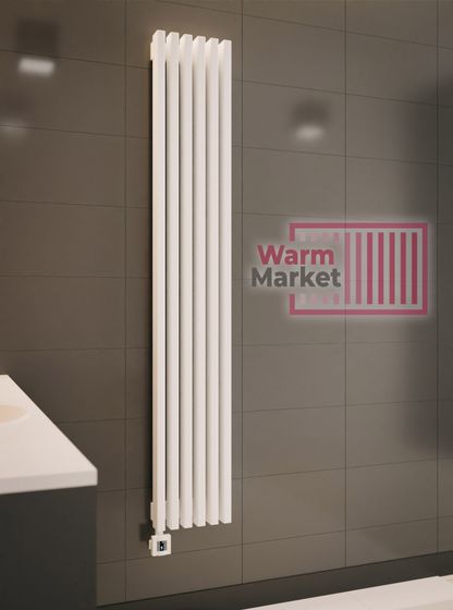 Axxinot Cardea 60х30 VE - вертикальный электрический радиатор высотой 2000 мм, 8 секций