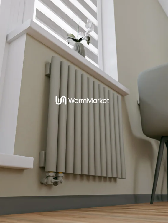 Bareng Monte V 700 - вертикальный трубчатый радиатор высотой 700 мм, нижнее левое подключение