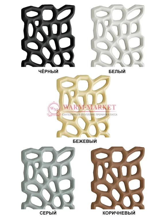 Varmann Abstract - вертикальный дизайн радиатор из камня