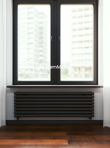 Bareng Monte Z 600 - горизонтальный трубчатый радиатор шириной 600 мм, нижнее разнесенное подключение