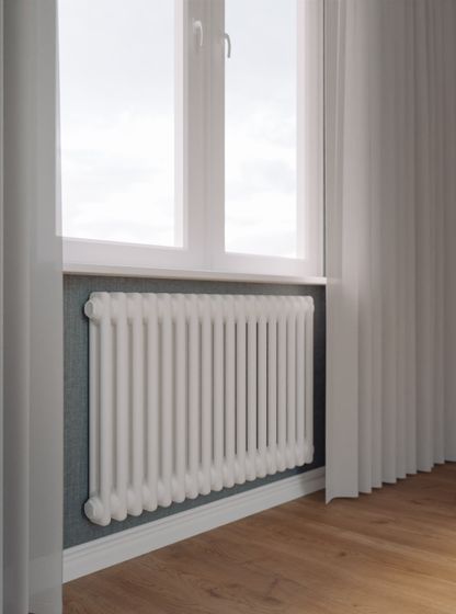 Bronto Pipe 2020 - двухтрубный трубчатый радиатор высотой 200 мм, нижнее подключение с термостатикой