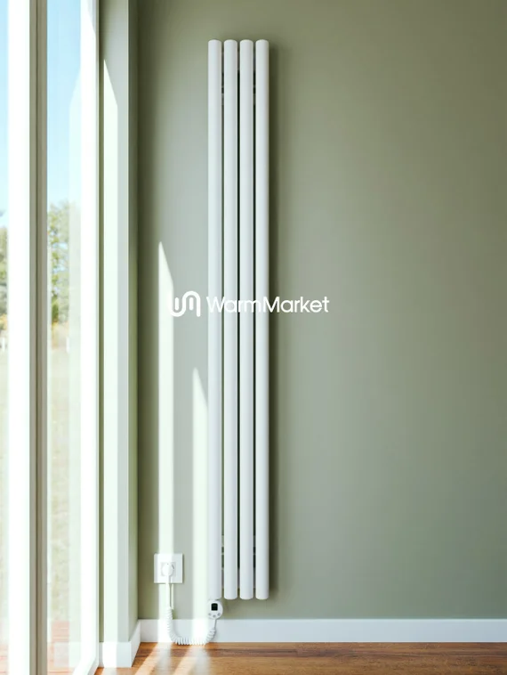 Bareng Monte VE 1250 - вертикальный электрический трубчатый радиатор высотой 1250 мм