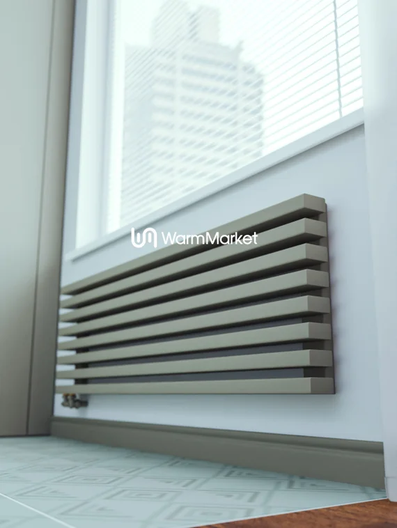 Bareng Select Z 600 - горизонтальный трубчатый радиатор шириной 600 мм, нижнее левое подключение