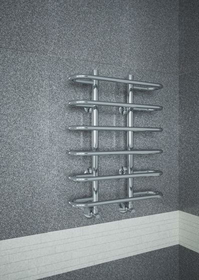 Sahara  - водяной полотенцесушитель с закругленными перекладинами.