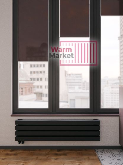 Axxinot Verde 60х60 Z - горизонтальный водяной радиатор шириной 1750 мм, 3 секции