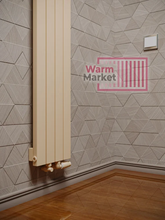 Axxinot Adero 30х60 V - вертикальный радиатор высотой 500 мм, 2 секции