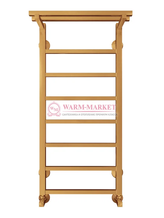 Контур П8-2 - водяной полотенцесушитель с полкой, нижнее подключение