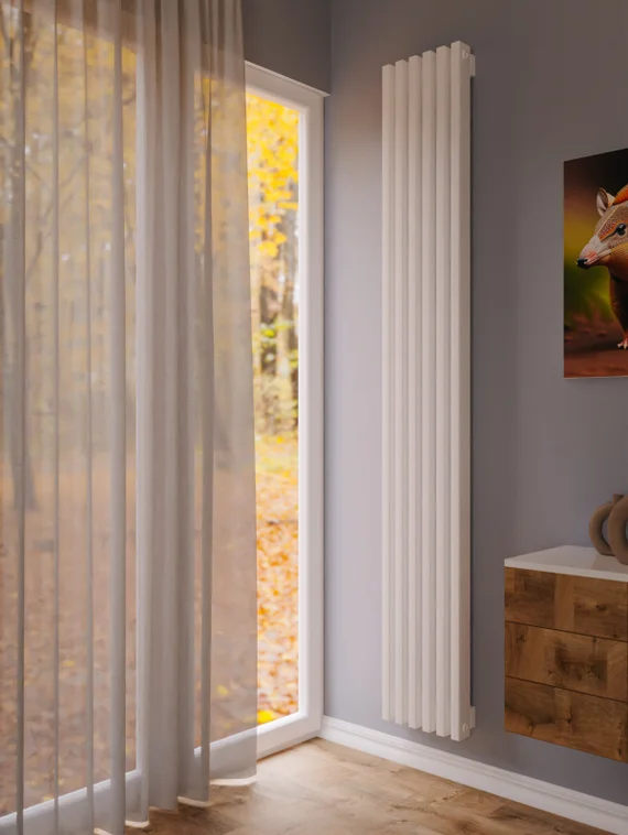 Bronto Plex V - вертикальный трубчатый радиатор высотой 2500 мм, нижнее левое подключение