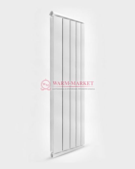 Silver S 1600 - вертикальный цветной алюминиевый дизайн - радиатор